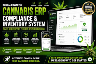 build a cannabis erp, compliance, and inventory tracking system