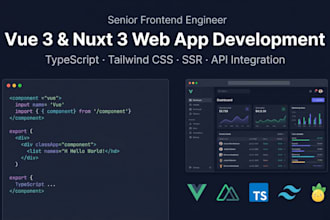 build a modern vue 3 or nuxt 3