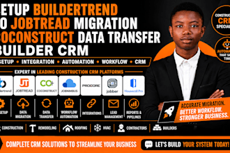 setup buildertrend to jobtrend migration coconstruct data transfer builder crm