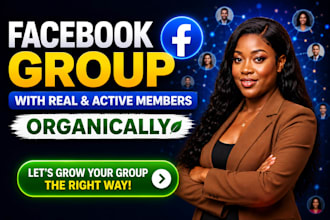 grow your facebook group with real and active member organically