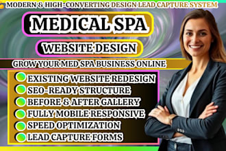 med spa website, beauty spa website, aesthetic clinic website, cosmetic clinic