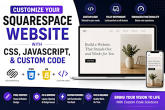customize your squarespace website with CSS, javascript, and custom code
