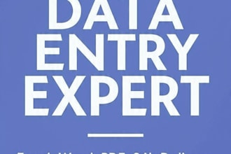 do fast accurate data entry in excel and word