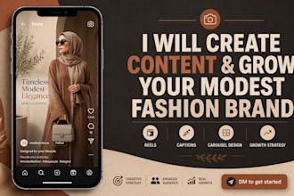create and grow your modest fashion brand on instagram