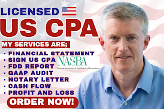 do US CPA review, CPA letter, audit financial statement to meet tennessee