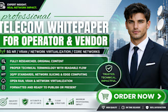 write a professional 5g and telecom whitepaper for your business