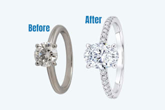professional ring and engagement ring photo retouching for etsy amazon seller