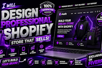 design a professional shopify store for your business
