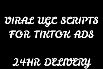 viral ugc video script for tiktok reels shorts