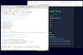one click production ready lamp installer ubuntu, debian, rhel