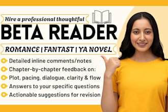 beta read romance beta reader fantasy ya novel beta reader thriller beta reader