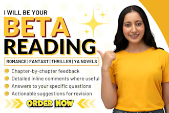 beta read romance beta reader fantasy ya novel beta reader thriller beta reader