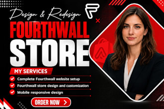 setup fourth wall store design fourthwall website, setup fourth wall pod merch