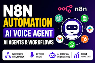 build n8n automation, ai voice agent, n8n workflow, ai agents, ai automation