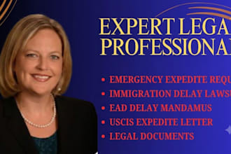 draft a writ of mandamus for greencard delay cases
