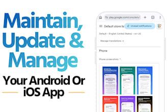 maintain update and manage your android or ios app
