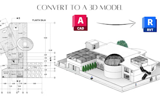 convert PDF, cad or sketches into a revit bim model