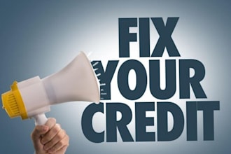 fix  credit repair, inquiry removal,charge off, credit score, equifax, in 24hrs