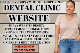 dental clinic website, dentist website, orthodontist website dental care website