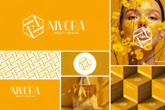 design logo, complete corporate brand identity, branding kit and brand guideline