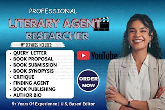 write query letters, book proposals, synopses and agent pitches