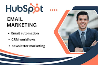 setup hubspot email automation CRM workflows hubspot email newsletter