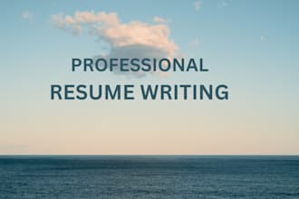 write and update your resume