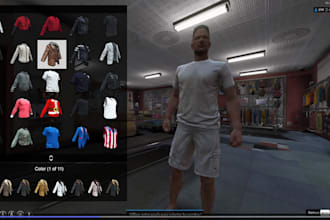 design your custom fivem clothing, eup packs, and jewelry