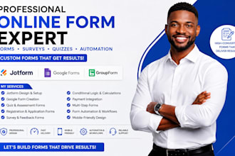 create google forms groupforms surveys surveymonkey jotform quiz integration