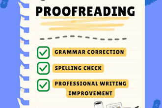 proofread and improve your spanish text profesionally