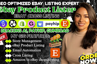 do ebay listing, ebay lister, ebay SEO, ebay product listing, ebay product