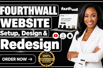 design fourth wall website setup up fourthwall pod merch store digital product