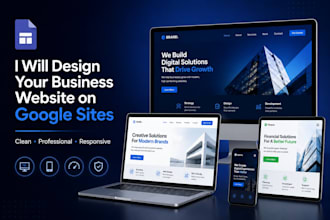 create a professional google sites website