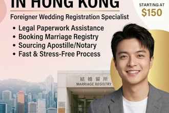 be assist with hong kong marriage registration