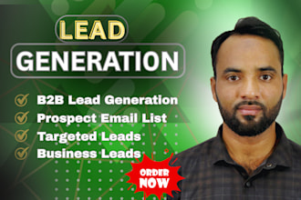 do targeted b2b lead generation, linkedin lead and email list building