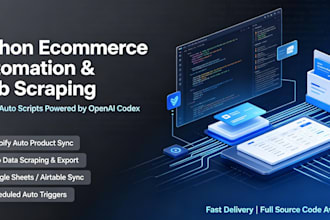 build custom python ecommerce automation scripts using openai API