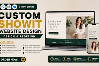 showit website redesign , showit template, showit website , showit customization