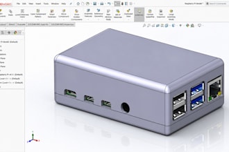 design pcb enclosure electronic housing and iot device casing in soloidworks