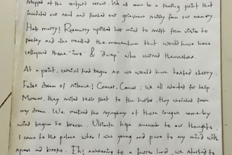 write anything with my beautiful handwriting