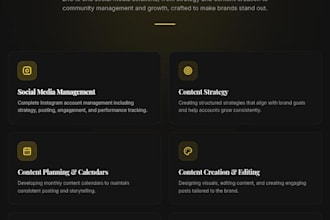 instagram content strategist and manager