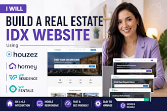 build a real estate idx website using houzez homey wp residence and wp rentals