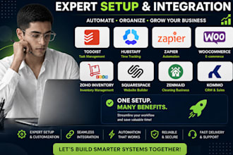 do todoist hubstaff zapier woocommerce zoho inventory squarespace zenmaid kommo