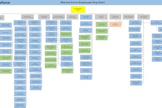 create org charts,flowcharts ,cross flowchart,infographics,