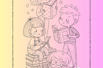 design kids worksheets, activity books, and coloring books