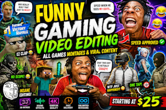 do funny game editing with memes for youtube and social media