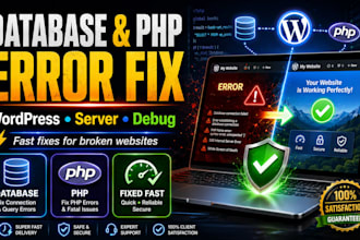 fix wordpress database connection and PHP memory errors