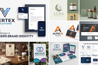 design a modern brand identity