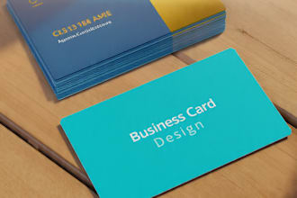 design modern business card in canva