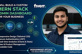 build a custom mern stack admin dashboard for your business