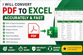 convert PDF to excel spreadsheet accurately